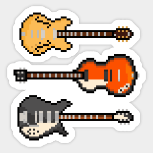 Legendary Casino Violin Capri Guitar Stack Sticker